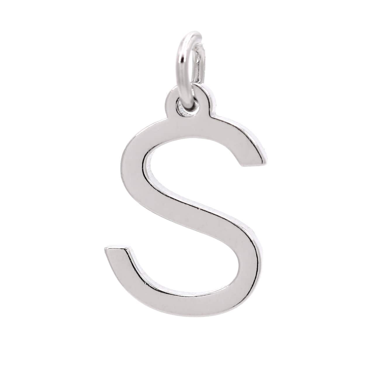 12 Pack: Sterling Silver Alphabet Charm by Bead Landing™